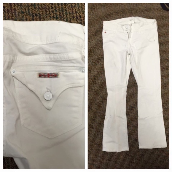 Hudson white capris