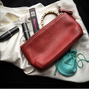 Vintage Coach makeup bag