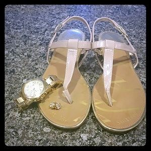 Sale-Sam & Libby sandals -Nude-Wore twice
