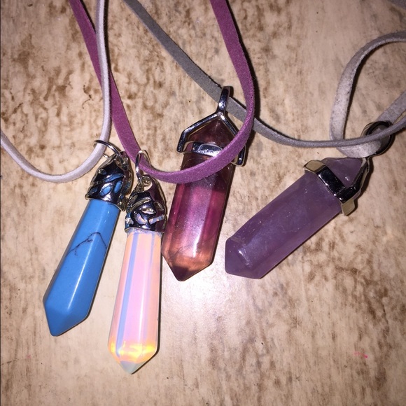 Jewelry - FREE WITH PURCHASE Crystal Choker Necklaces 🔮