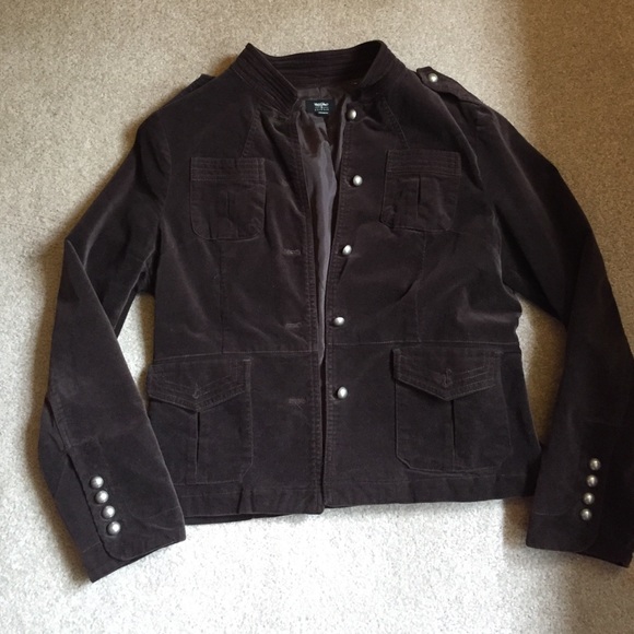 Mossimo military velvet-esque jacket.