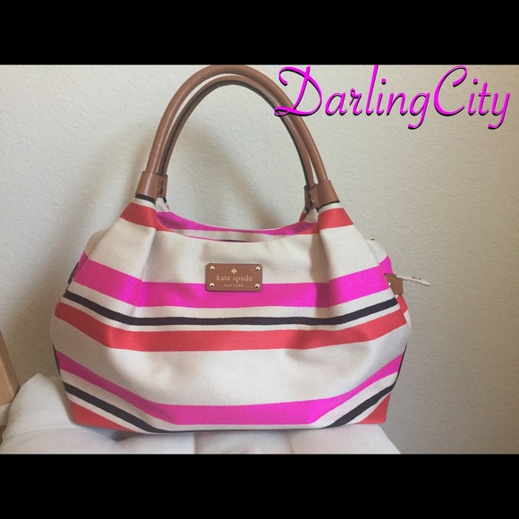 Kate Spade Stevie Oak Island Stripe - Picture 1 of 4