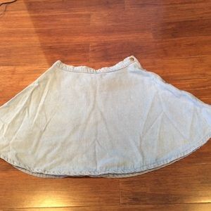 American Apparel denim skirt