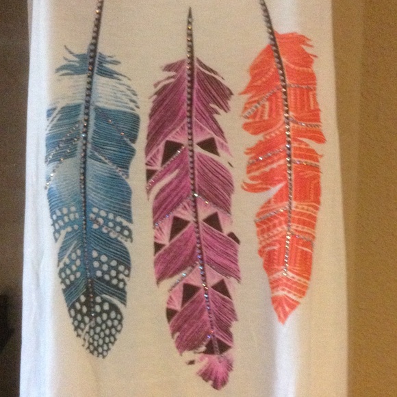 Feather print Tank - Picture 2 of 2