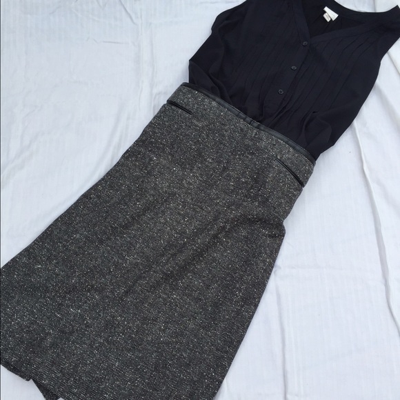 Black tweed Skirt