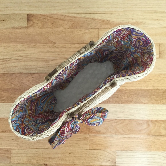 Structured Straw Bag - Picture 3 of 4