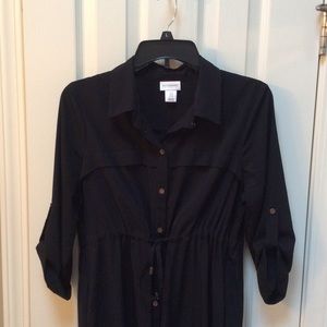 Black maternity dress