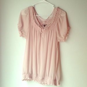 Express shear top mauve size large