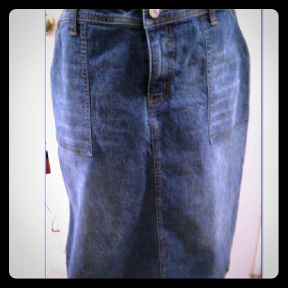 Lane Bryant Jean Denim skirt