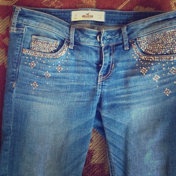 Hollister light wash skinny jeans