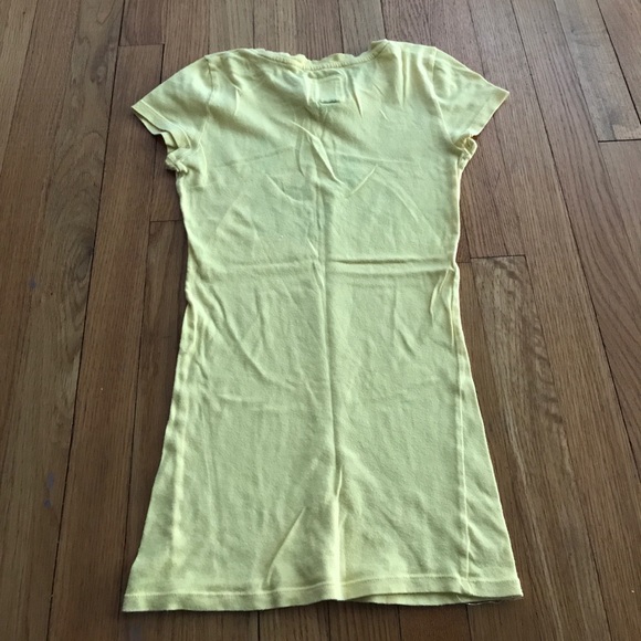 AERIE YELLOW TSHIRT RISE AND SHINE SIZE XS - Picture 4 of 4