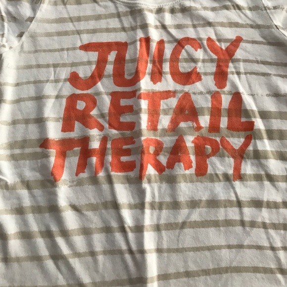JUICY COUTURE GRAPHIC WHITE TSHIRT SIZE SMALL - Picture 2 of 6