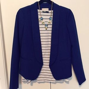 Royal Blue Open Blazer