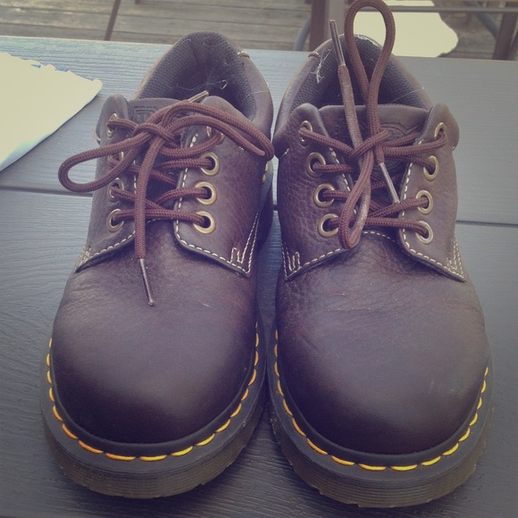 Brown Boston Style Dr. Martens, Size 7 M