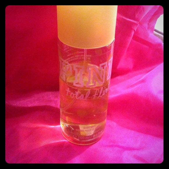 Pink Victoria Secret total flirt spray 1/2 left