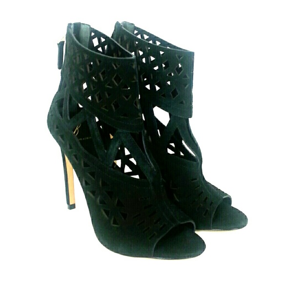 Brian Atwood Shoes - B Brian Atwood cutout suede booties heels