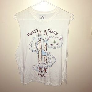 Unif "pussy money weed" tee