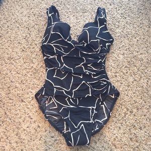 Black One Piece Swimsuit