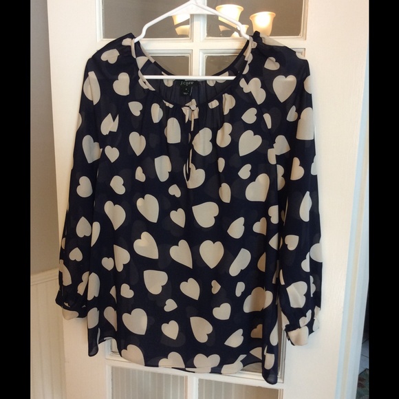JCrew heart shirt