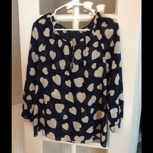 JCrew heart shirt