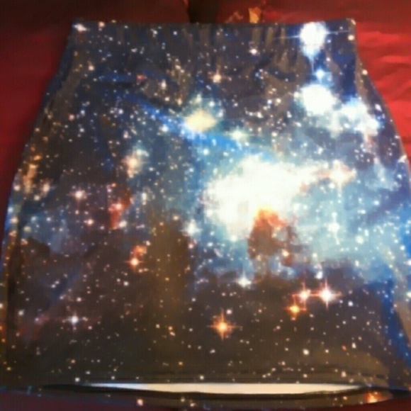 Black milk galaxy skirt