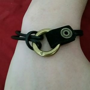 Simple black bracelet
