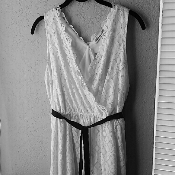 White lace dress