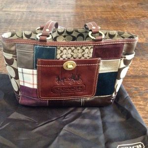 Authentic patchwork Coach bag