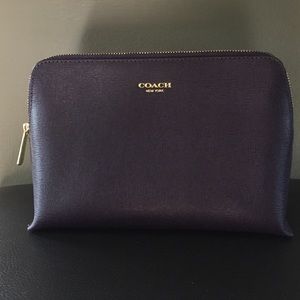 Coach Purple 22" Cosmetic Case
