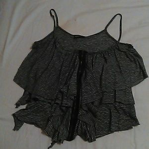 Wet seal semi crop top