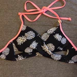 VS PINK pineapple swimsuit top