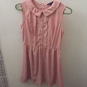 Peter Pan collar dress