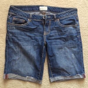 Denim Bermuda Shorts