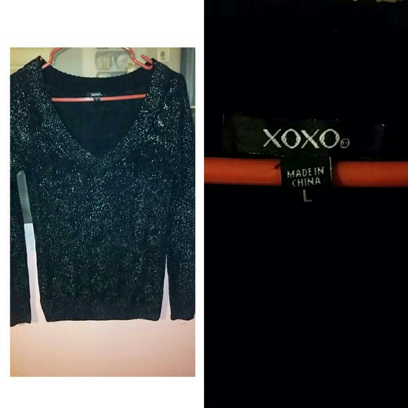 Black and white sweater