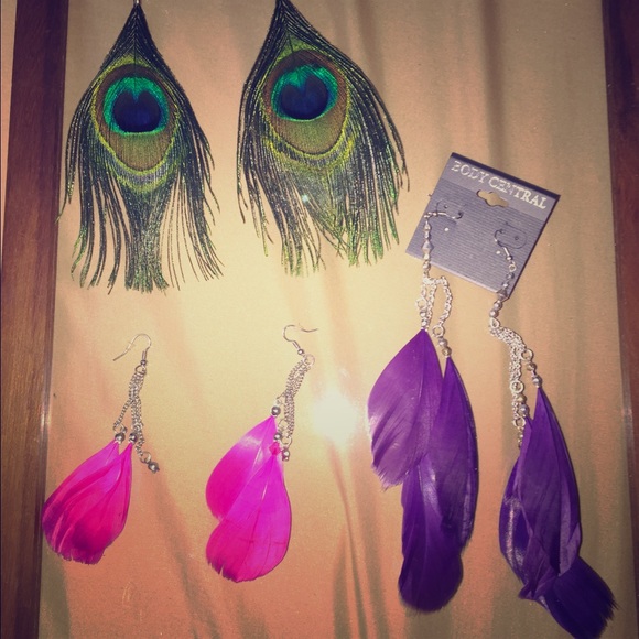 Feather earrings BUNDLE