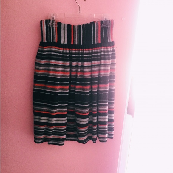 Anthropologie Sparrow Striped Skirt