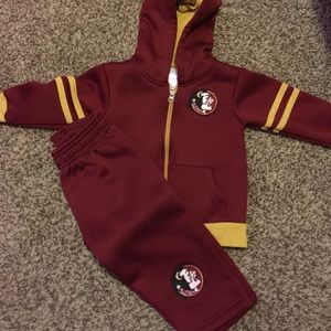 Florida State sweat outfit