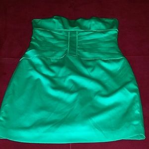 Green cute bebe summer dress