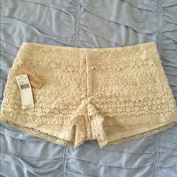 Ralph Lauren denim + supply crochet shorts NWT