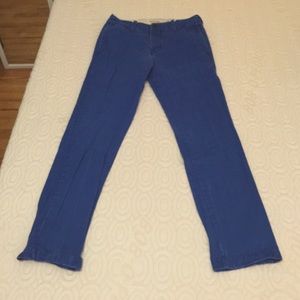 Abercrombie Cobalt Blue Chinos