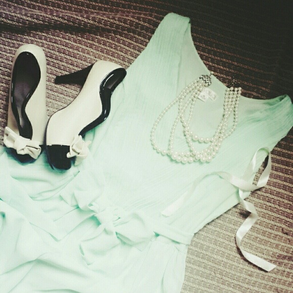 Tevolio Mint Green Bridesmaid dress