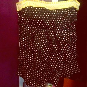 Unworn polka dot swimsuit