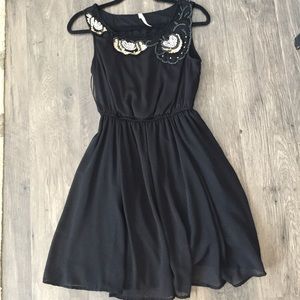 Willow and Clay black cocktail dress