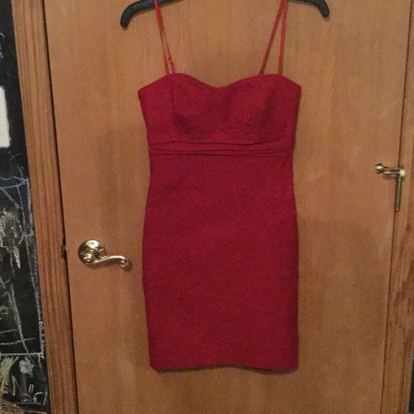 Formal red dress