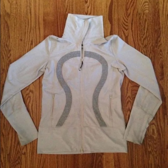 Gray Lululemon stride jacket