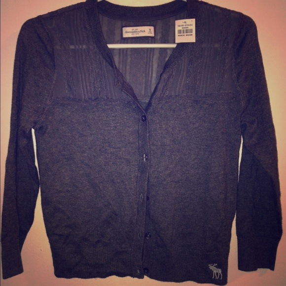 Abercrombie & Fitch  Grey Cardigan