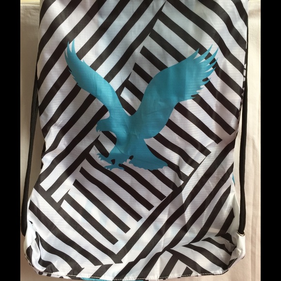 American Eagle ∼ Nylon Drawstring Backpack