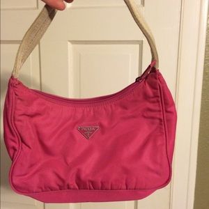 Pink Prada Nylon purse
