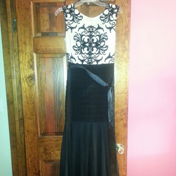 Long beautiful formal dress