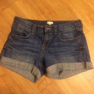 Jcrew denim shorts